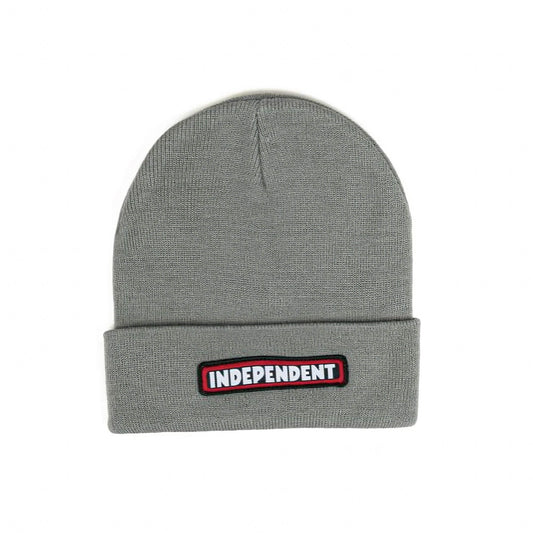 INDEPENDENT Bar Logo Beanie - Cement