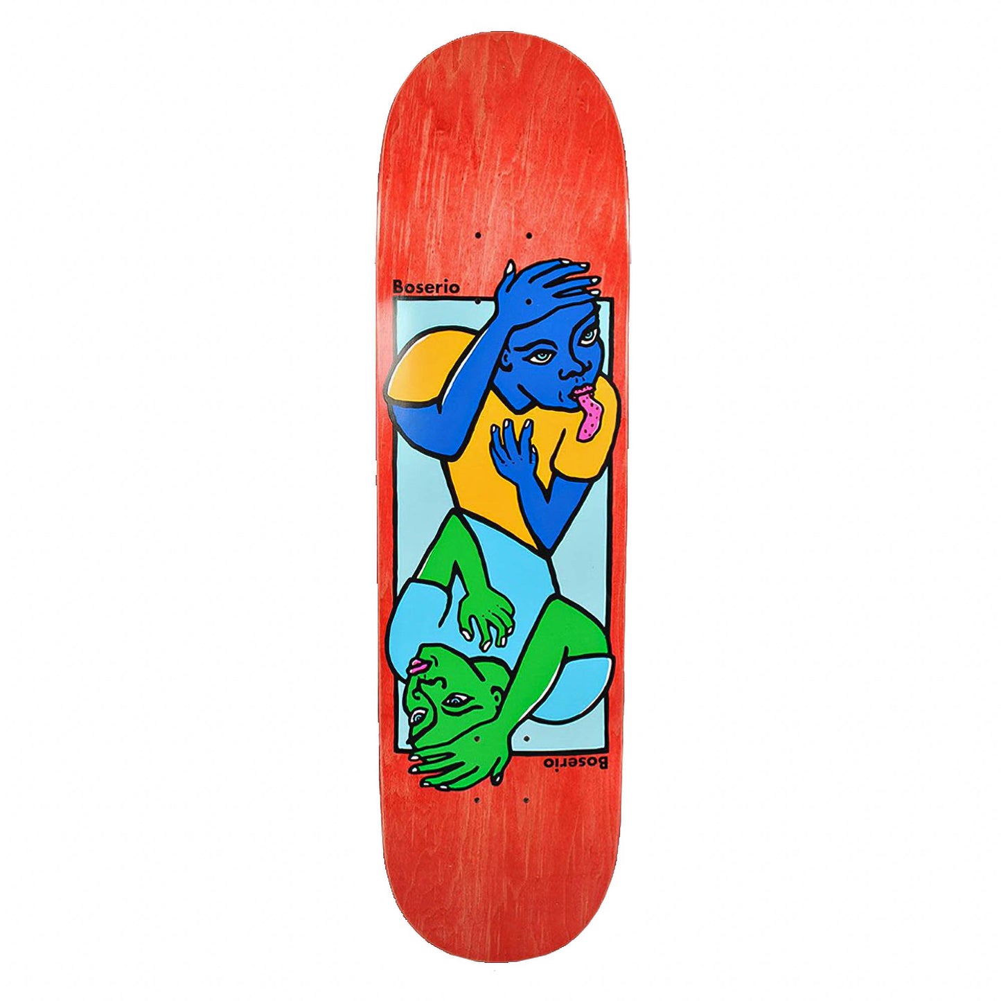 POLAR Boserio Red Double Head 8.25" SkateBoard Deck