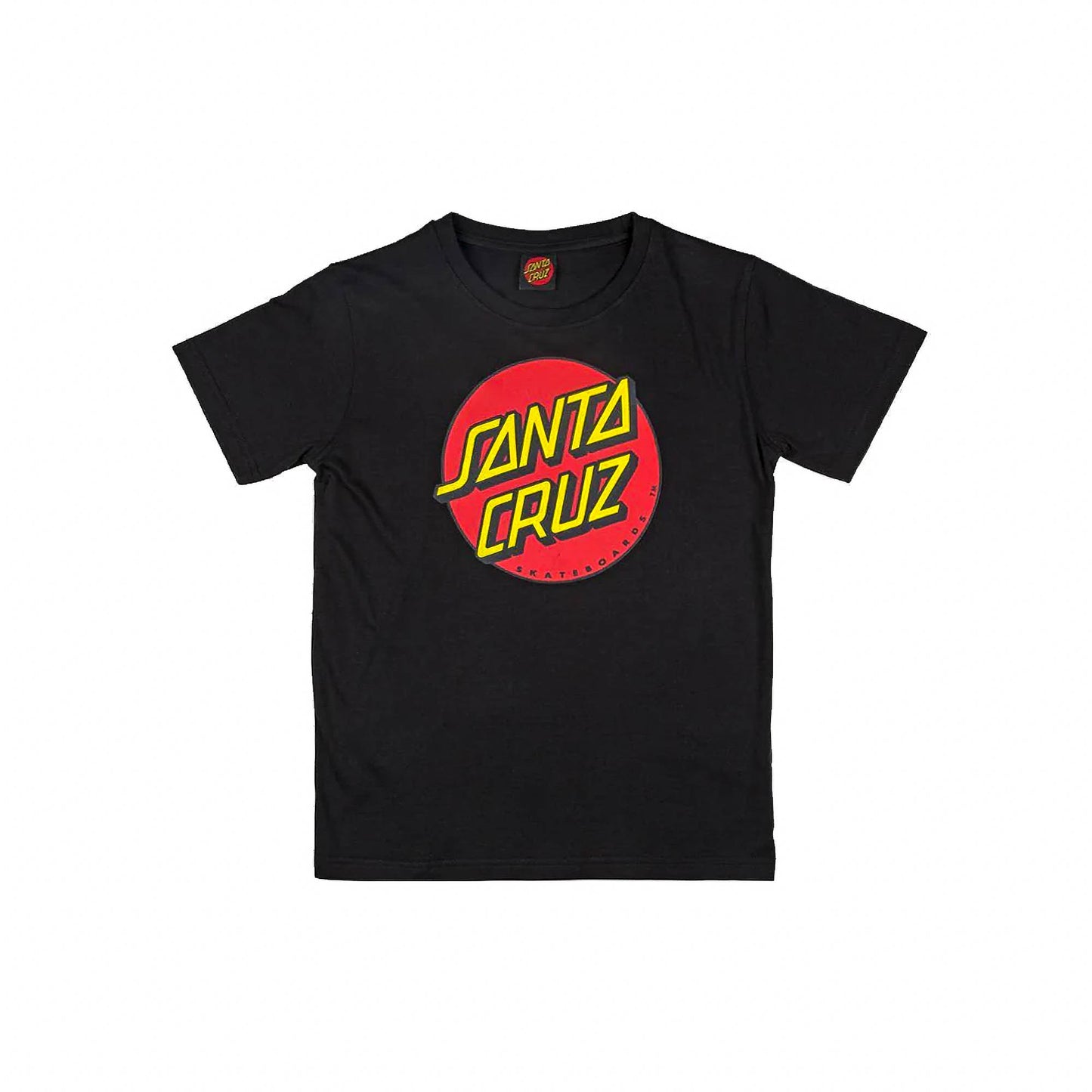 SANTA CRUZ Classic Dot Youth T-Shirt - Black