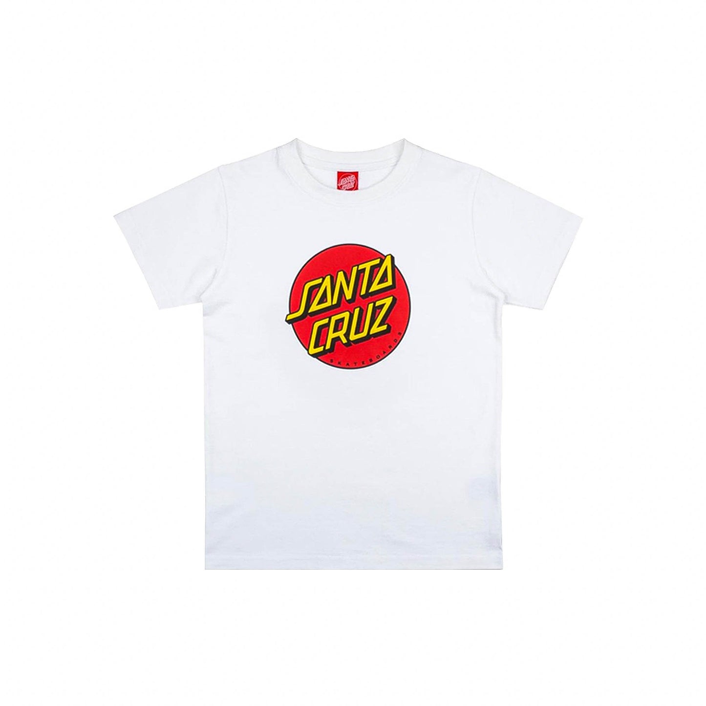 SANTA CRUZ Classic Dot Youth T-Shirt - White