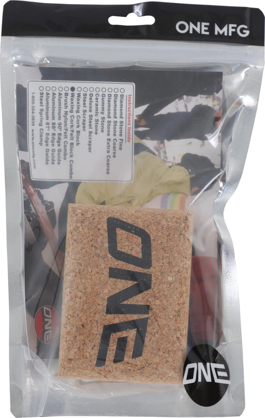 ONEBALL Waxing Cork/Felt Block Combo